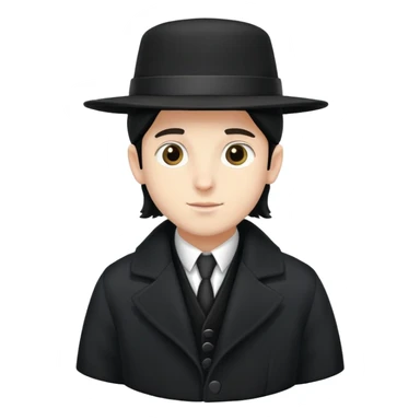Hasidic boy sticker