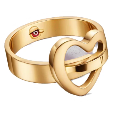 cartier love ring sticker