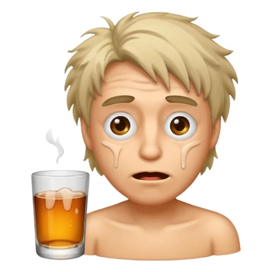 Drunk looking idiot  sticker