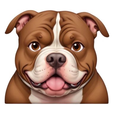 Américain Bully xxl total brown  sticker