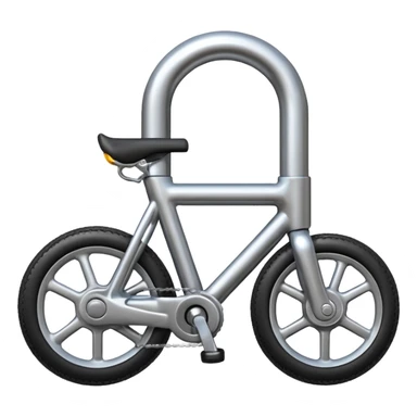 Bike lock sticker