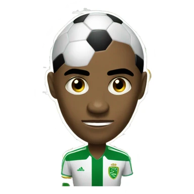 Uma bola de futebol jabulani sticker
