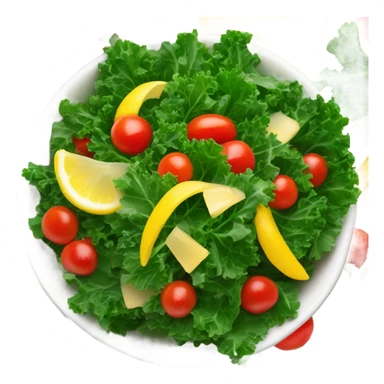 Kale salad with lemon dressing  sticker