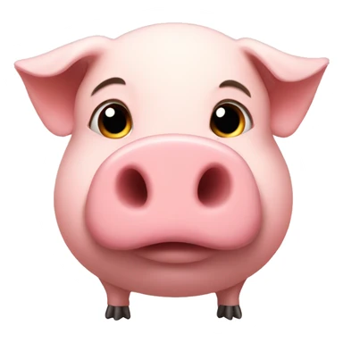 very very thick pig sticker