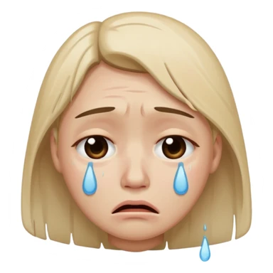 Crying so hard sticker