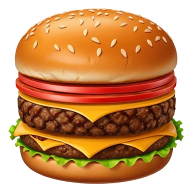 burger meat only sticker