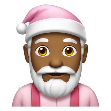 Light Pink Santa Claus sticker