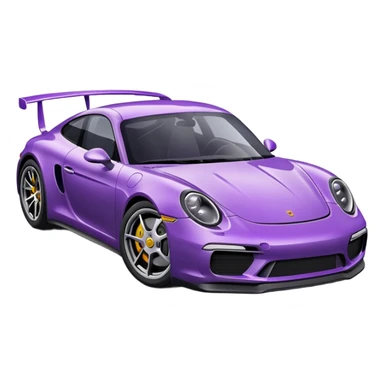 porsche violet sticker
