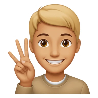 El hareketi olan nah sticker