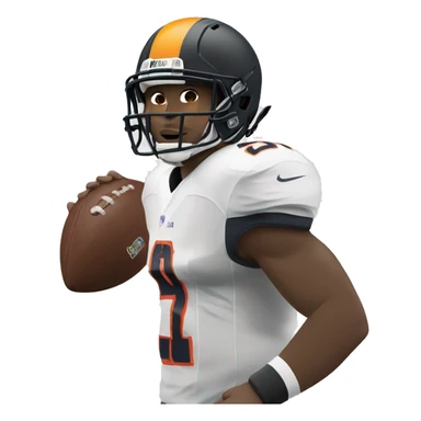 A football player with D.MAJANO at the back of his jersey sticker