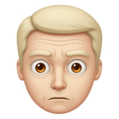 Sarcastic face astic face sticker