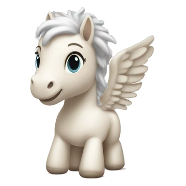 Crème Baby little Pegasus  sticker