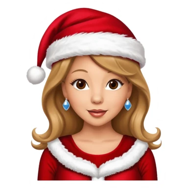mariah carey christmas sticker