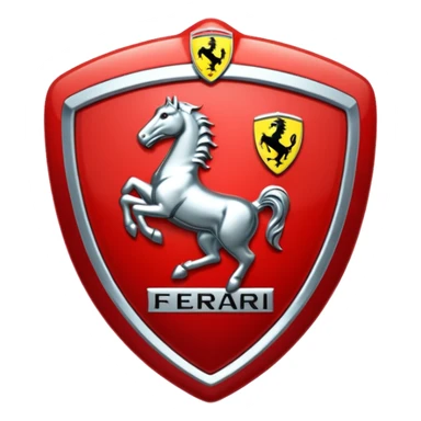 Ferrari badge sticker