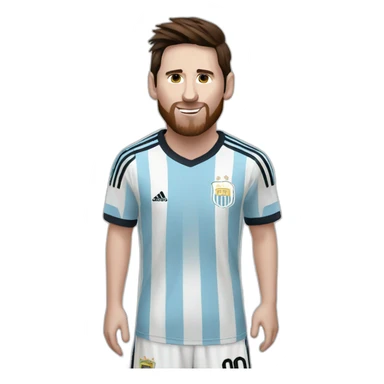 messi argentina sticker