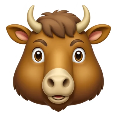 Un chameau avec un gros nez sticker