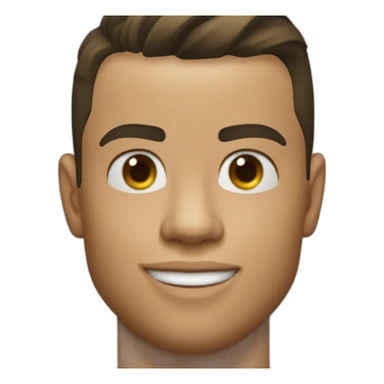 Christiano Ronaldo fair skin sticker