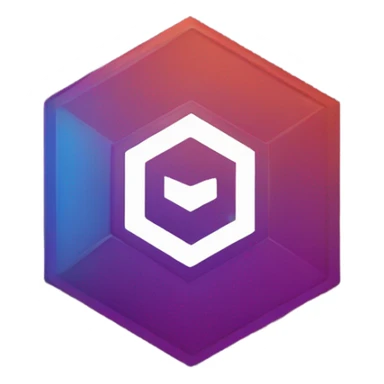 Hex crypto sticker