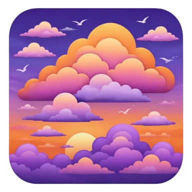 Sky Sunset sticker