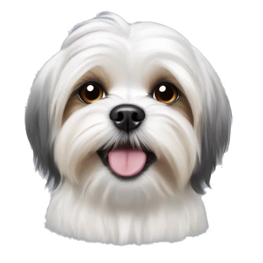 underbite Maltese Shih-Tzu  sticker