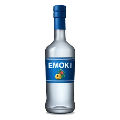 A bottle of vodka  sticker