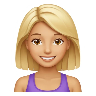 wellnes girl sticker