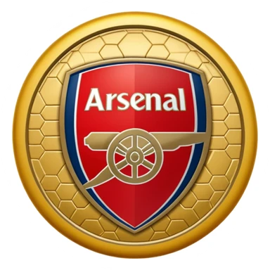Arsenal football logo sticker