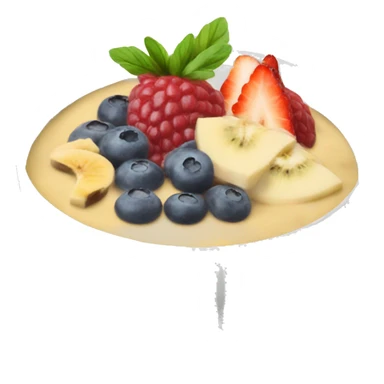 A smoothie bowl sticker