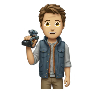 back to the future sticker