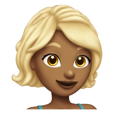 Blonde Go-go dancer Enid Sinclair wearing bunny ears  sticker