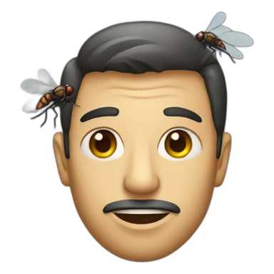 Fly bigger than a man sticker