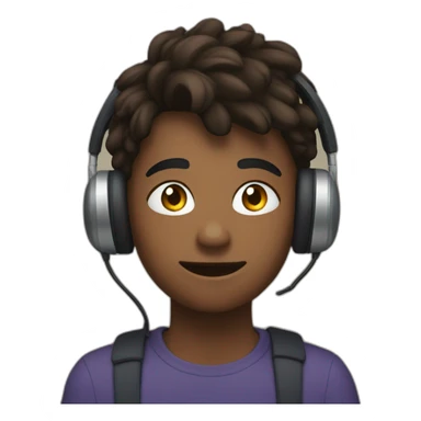 a teen in front of a computer with discord logo sticker