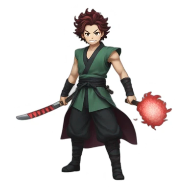 Tanjiro Kamado Demon SLayer sticker
