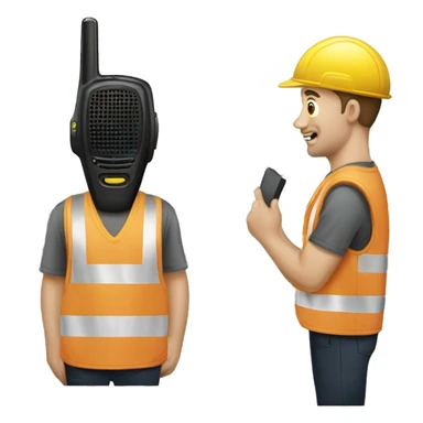 Walkie talkie sound sticker