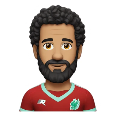mo salah Liverpool Kit sticker