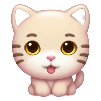 cute cat pink kawaii hello kitty sticker