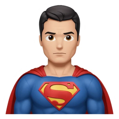 Superman con letras defensor del pueblo sticker