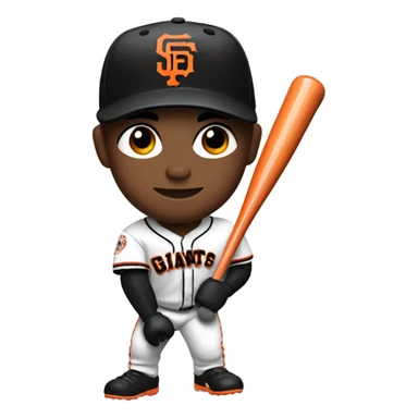 SF Giant’s Baseball Player 2024 sticker