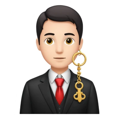 Official with Clusters of Keys Around Their Necks sticker