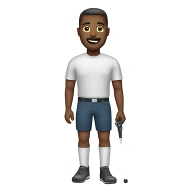 Man with a prosthetic leg sticker