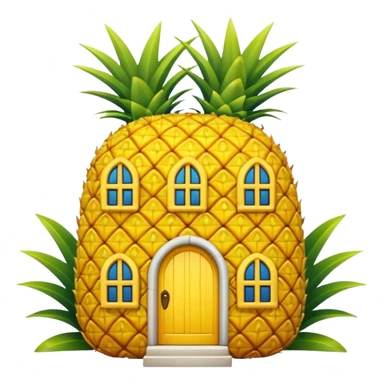 Generate pineapple house sticker