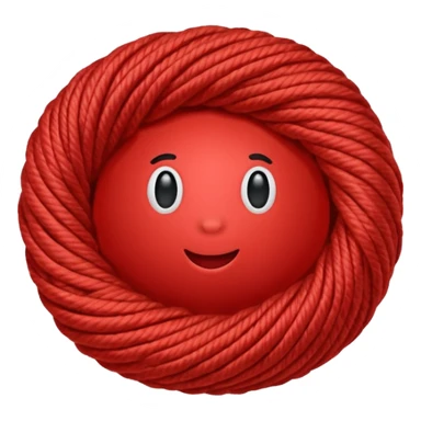 red ball of yarn sticker