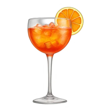 Aperol spritzz cocktail sticker