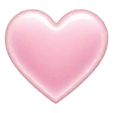pastel pink sparkly heart no face no person sticker
