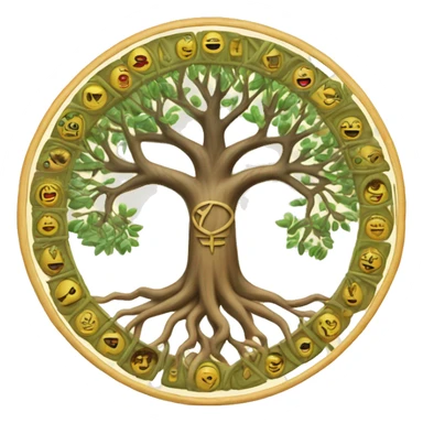 Kabbalah Tree of Life sticker