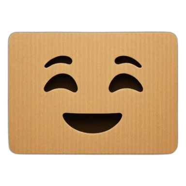 cardboard card sticker