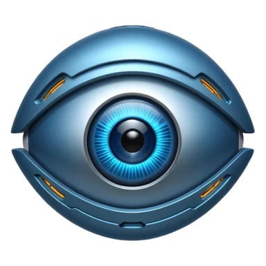 Ai robot eye sticker