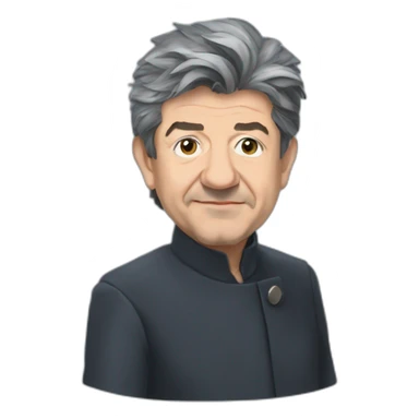 Jean Luc Mélenchon as a pokémon dressor sticker