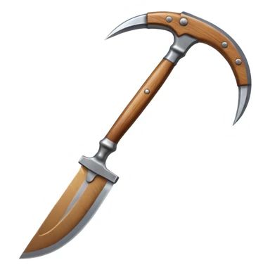 The sickle used by farmers sticker