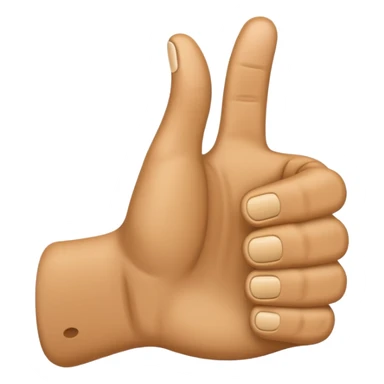 thumbs up emoij extra long thumb sticker